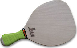 Joy Tr Beach Racket Beige 390gr with Straight Handle Green