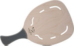 My Morseto Strandracket Beige 380gr mit Schrägem Griff Gray