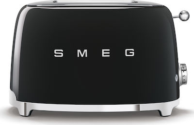 Smeg Toaster 2 Slots 950W Black