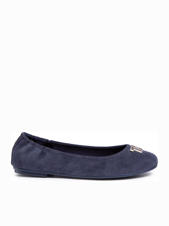 Tommy Hilfiger Damen Ballerinas in Marineblau Farbe FW0FW04768-DB9