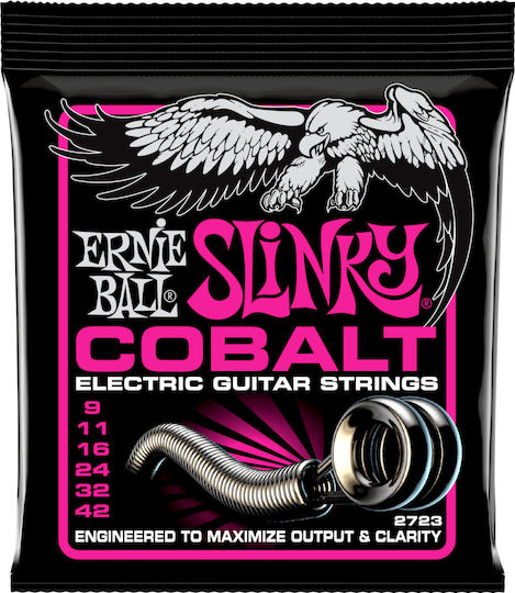 Ernie Ball Slinky Cobalt Σετ Χορδών Cobalt Ηλεκτρικής Κιθάρας 9 - 42" Super