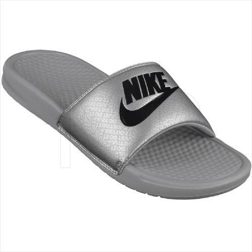 Nike benassi silver Clearance