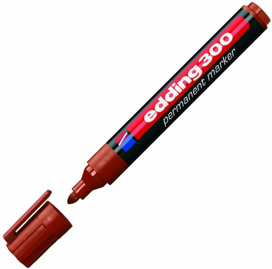 Edding 300 Permanent Marker 3mm Brown