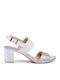 Leder Sandalen Weiß