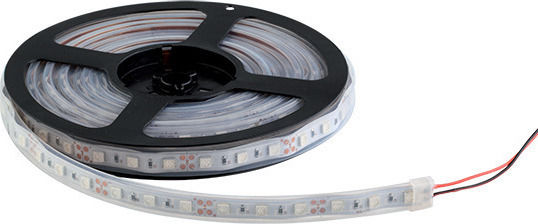 Elmark Αδιάβροχη Ταινία LED 12V Κόκκινο Φως 1m Τύπου SMD5050