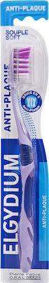 Elgydium Antiplaque Manual Toothbrush Soft Purple 1pcs