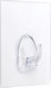 Inofix 1290-0 Plastic Hanger Kitchen Hook with Sticker Transparent