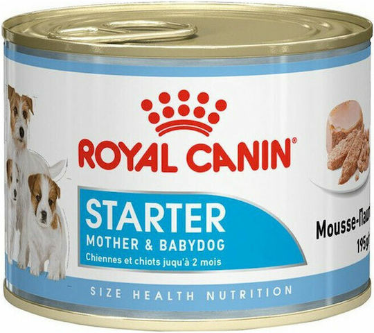 Royal Canin Starter Wet Food for Puppies in Cans Diet with Meat 195gr
