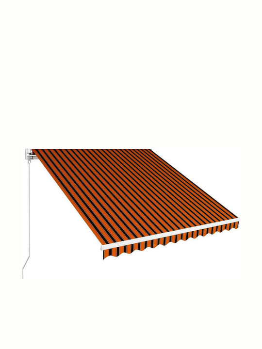 vidaXL Τέντα Βεράντας Καφέ 3.5x2.5m