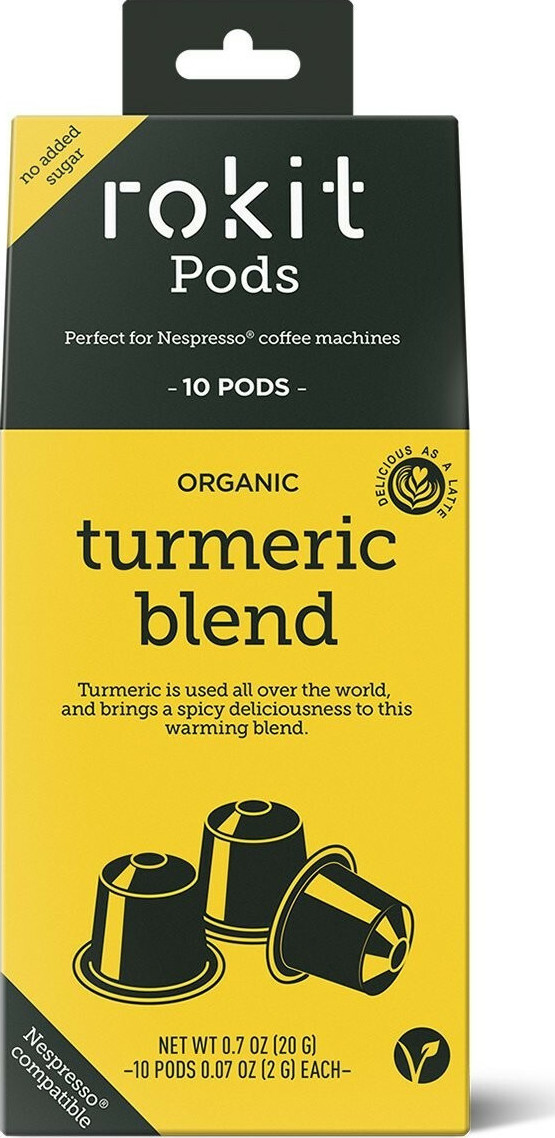 Rokit Pods Κάψουλες Organic Turmeric Blend Συμβατές με Μηχανή Nespresso