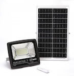 GDPLUS Waterproof Solar LED Floodlight 100W Cold White 6500K with Remote Control IP67