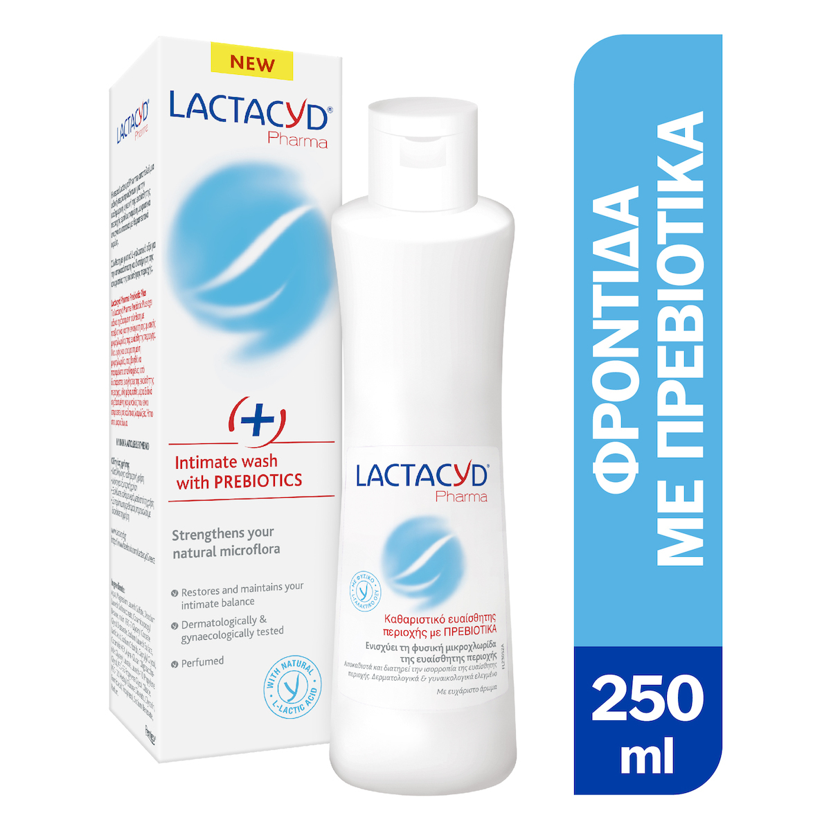 Lactacyd Plus Intimate Wash with Prebiotics Υγρό Καθαρισμού με Πρεβιοτικά 250ml