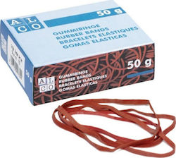 Alco N.752 Gummibänder Verpackung Breite mit Durchmesser 150mm Rot 50gr