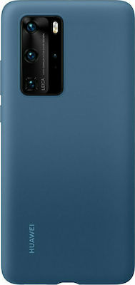Huawei Original Cover Silicone Back Cover Durable Blue (Huawei P40 Pro)