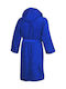 Marwa Bathrobe with Hood Blue Roulette 400gr/m²