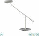 Wofi Tyler LED Office Lamp with Foldable Arm in Silver Color
