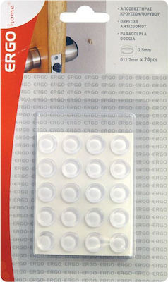 ERGOhome 570608.0003 Round Furniture Protectors with Sticker 12.7mm 20pcs