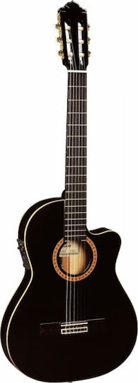 Almansa Electro-Clasic Chitară 4/4 435 Cut-away/Electric E2 Thin Body Negru Negru