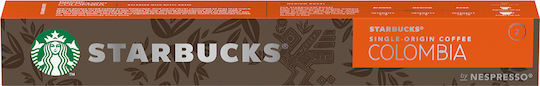 Starbucks Capsules Espresso Colombia Compatible with Machine Nespresso 10caps,tobolek