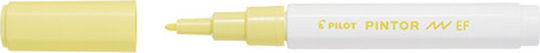 Pilot Pintor Extra Fine Маркер за Рисуване 0.7мм Pastel Yellow