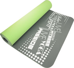 Lifefit Exercise Mat Yoga Gray 183x61x0.5cm Lifefit Exercise Mat Yoga Gray 183x61x0.5cm