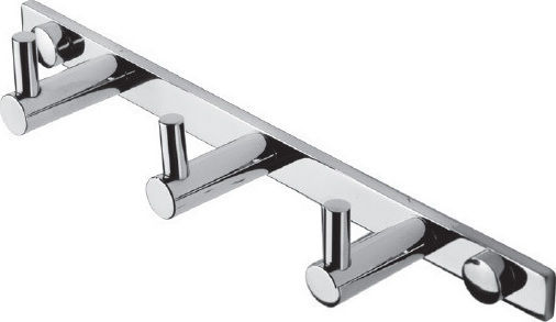 74303 Άγκιστρο Μπάνιου Τριπλό με Βίδες 20x13cm Inox Ασημί 74303 Άγκιστρο Μπάνιου Τριπλό με Βίδες 20x13cm Inox Ασημί