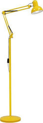 GloboStar Audrey Vintage Floor Lamp H190cm. Yellow