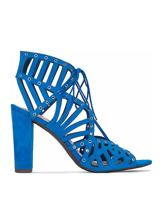 Jessica Simpson Emagine Stoff Damen Sandalen in Blau Farbe