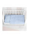 Dimcol Star Baby Bettlaken Für Wiege Baumwolle Hellblau 80x110cm