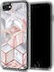Spigen Cecile Back Cover Πλαστικό 2mm Ροζ (iPhone SE 2022/2020)