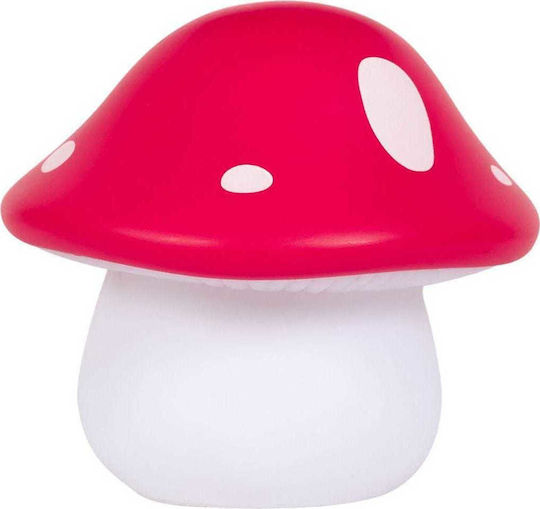 A Little Lovely Company Lumini LED Lampă decorativă pentru copii Mushroom Roșu