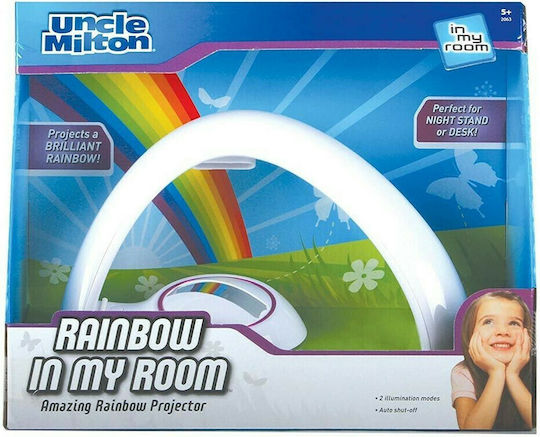 Uncle Milton Kinderprojektorlampe Rainbow in my Room mit Musterprojektion Weiß