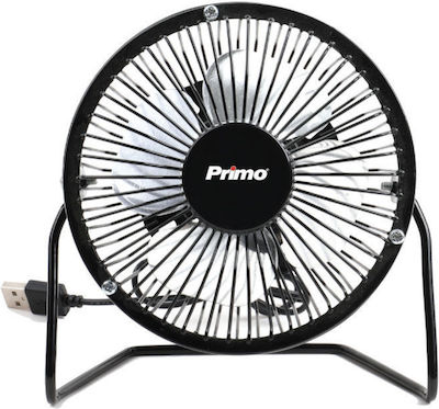 Primo USB Office/Home Rotating Fan Black PRMF-80427 800427