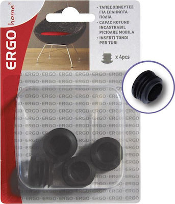 ERGOhome 570606.0002 Round Furniture Protectors with Inner Frame 26mm 4pcs