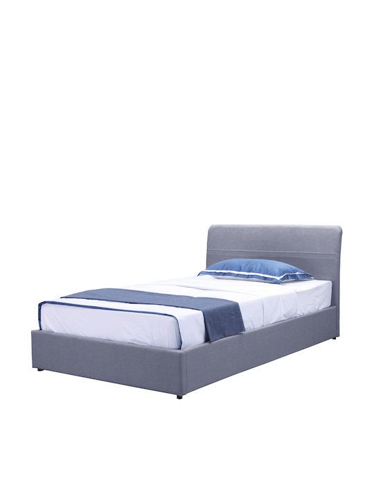 Παιδικό Κρεβάτι Μονό για Στρώμα 90x200cm Γκρι Deniz