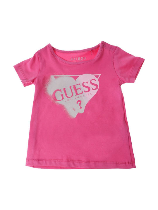 Guess Kids T-shirt Fuchsia