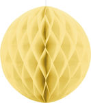 Minge de atârnat din hârtie Honeycomb Yellow 1pc.