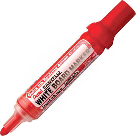 Pentel Easyflo Marker pentru Tablă 2.1mm Roșu