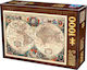 Vintage Map Puzzle 2D 1000 Pieces