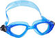 CressiSub Fox Aquamarine Swimming Goggles Adults with Anti-Fog Lenses Blue Blue