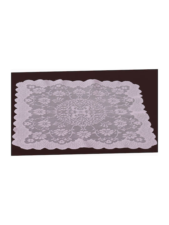 Mc Decor Checkered with Lace 7621 Pink 30x30cm