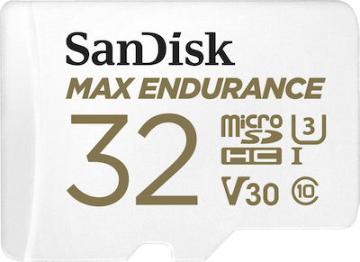 Sandisk Max Endurance microSDHC 32GB Klasse 10 U3 V30 UHS-I