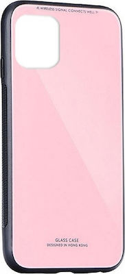 Forcell Glass Plastic Back Cover Pink (Galaxy A51)