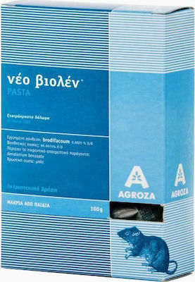 Agroza Ποντικοφάρμακο σε μορφή Πάστας Βιολέν 0.1kg