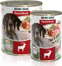 Bewi Selection Canned Grain Free Wet Dog Food with Deer 1 x 400gr