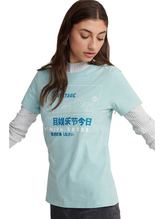 Superdry Label Outline Entry Women's T-shirt Li...