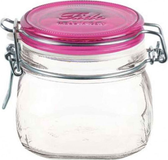 Marva Fido Lebensmittelgläser & Behälter Allgemeine Verwendung mit luftdichtem Glas Transparent Deckel 500ml