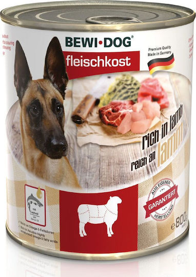 Bewi Selection Wet Food Dogs in Cans with Lamb Grain-Free 400gr