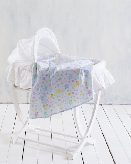 Rythmos Glow Baby Bettlaken Für Wiege Baumwolle 80x110cm