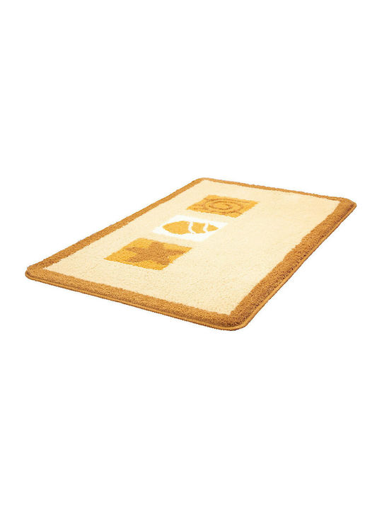 Kleine Wolke Non-Slip Bath Mat Beach 4581226225 Beige 70x120cm